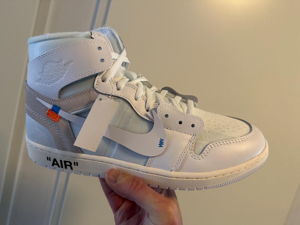 Air Jordan 1 High Virgil Abloh Archive Alaska - Maat 47, Wit, Nieuw, Ophalen of Verzenden, Sneakers of Gympen