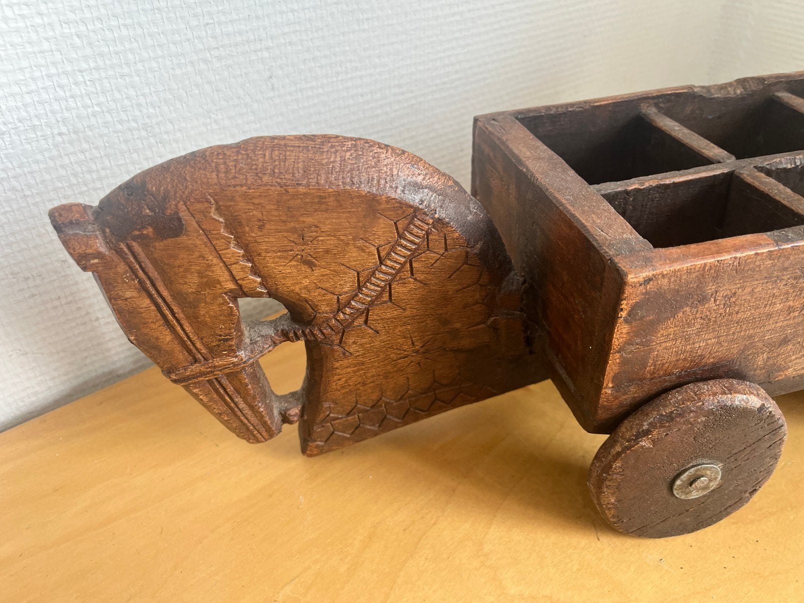 Antieke paard en wagen, Ophalen of Verzenden