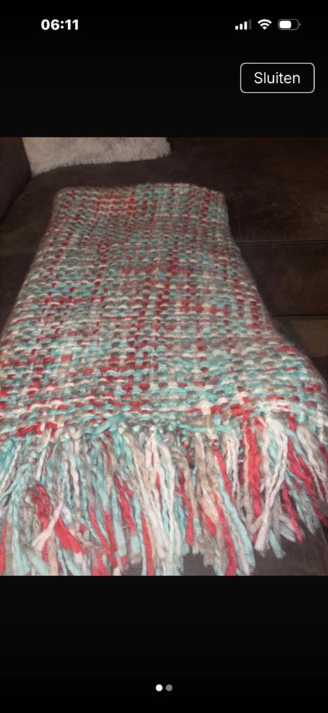 Mooie warme plaid, Ophalen of Verzenden, Zo goed als nieuw, Rechthoekig, 200 cm of meer