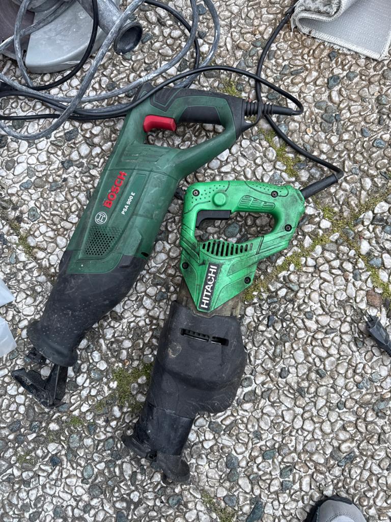 Bosch PSA 900 E Reciprozaag en Bosch Decoupeerzaag, Gebruikt, 70 mm of meer, 600 tot 1200 watt, Ophalen of Verzenden