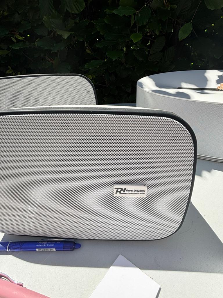 Power Dynamics Buiten Luidsprekers Set (2x 50W) met Beugel, Ophalen, Gebruikt, Minder dan 60 watt, Overige merken