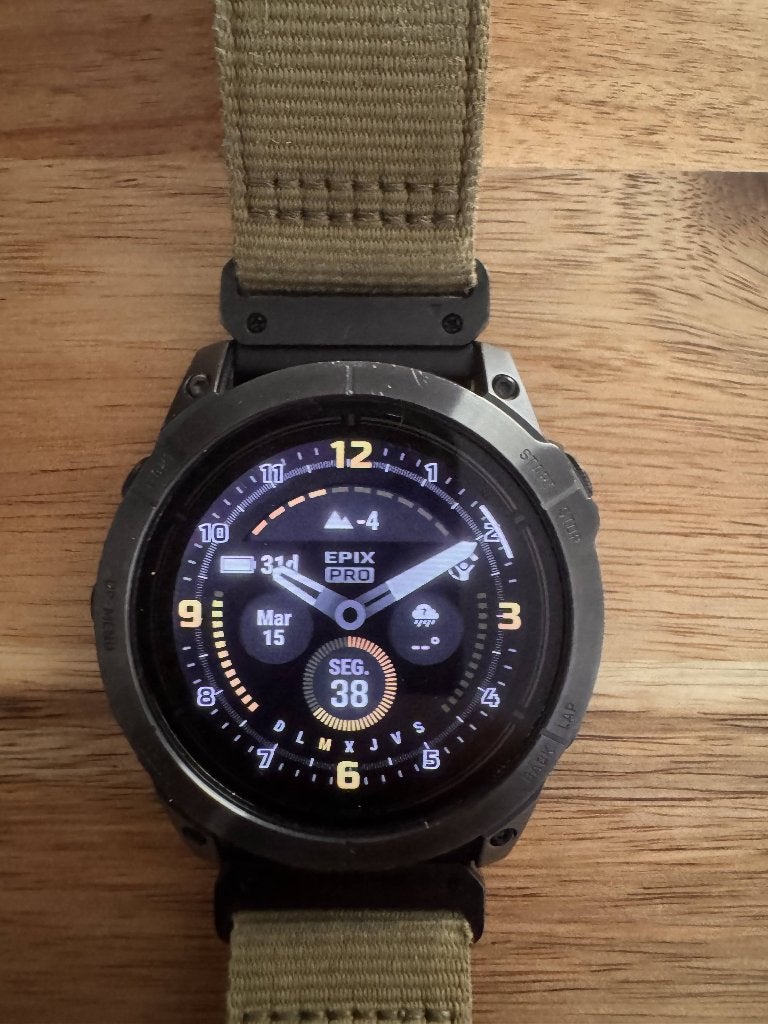 Garmin Epix Pro Gen 2 51mm - AMOLED, Staal, Polshorloge, Overige materialen, Zo goed als nieuw