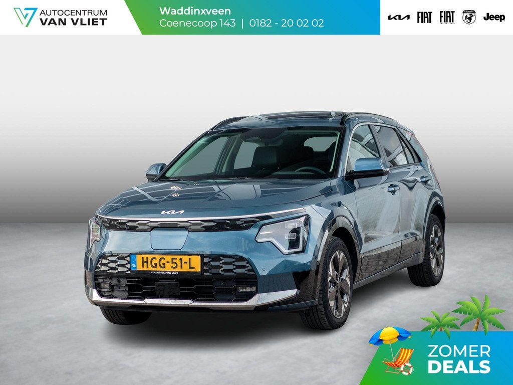 Kia Niro EV Plus 64.8 kWh l Lederlook bekleding l Stoelverwa, 12 maanden, 750 kg, Origineel Nederlands, 204 pk