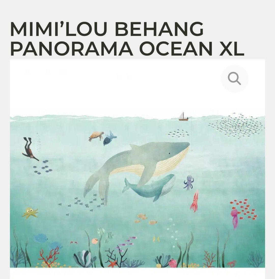 Mimi 'Lou Panorama behang 400 x 250 cm, Ocean XL, Ophalen