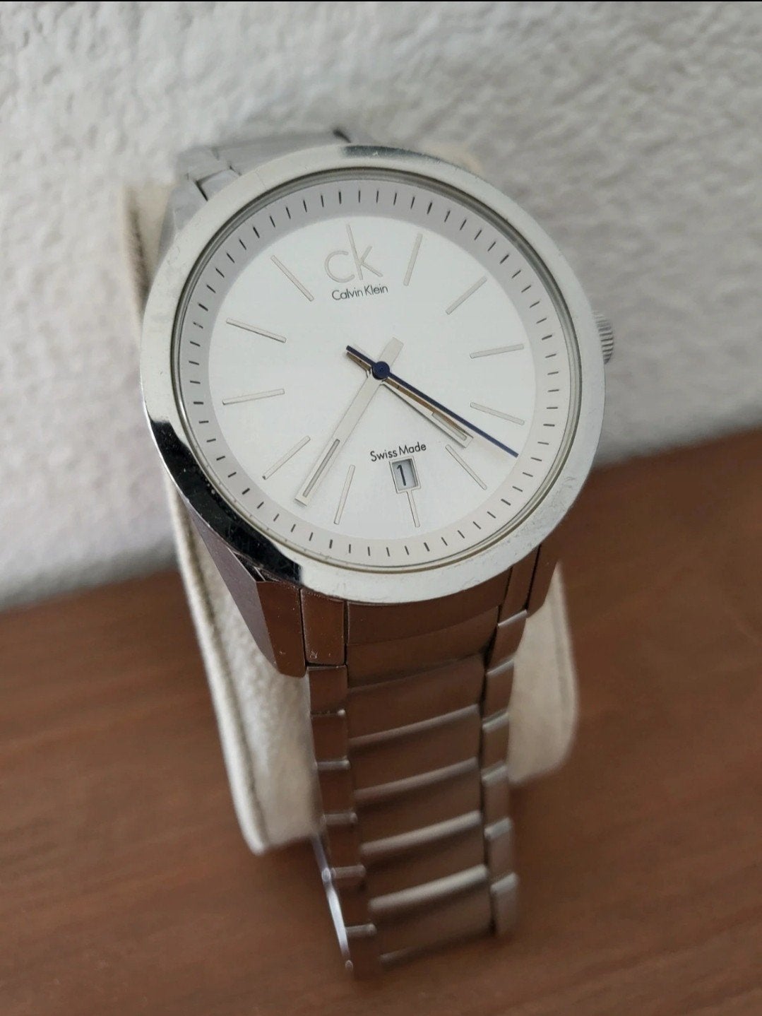 Calvin Klein Swiss Made Horloge, IOS, Ophalen of Verzenden, Zo goed als nieuw, Calvin Klein