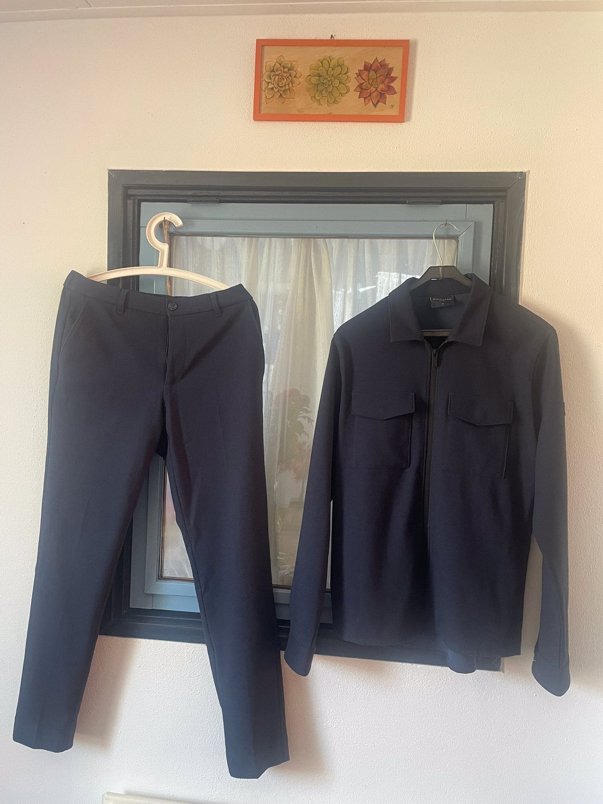 2 Z.g.a.n Cavallaro Vrijetijds-Pakken maat M/1 Blauw+1 Bruin, Kleding | Heren, Kostuums en Colberts, Overige kleuren, Maat 48/50 (M)