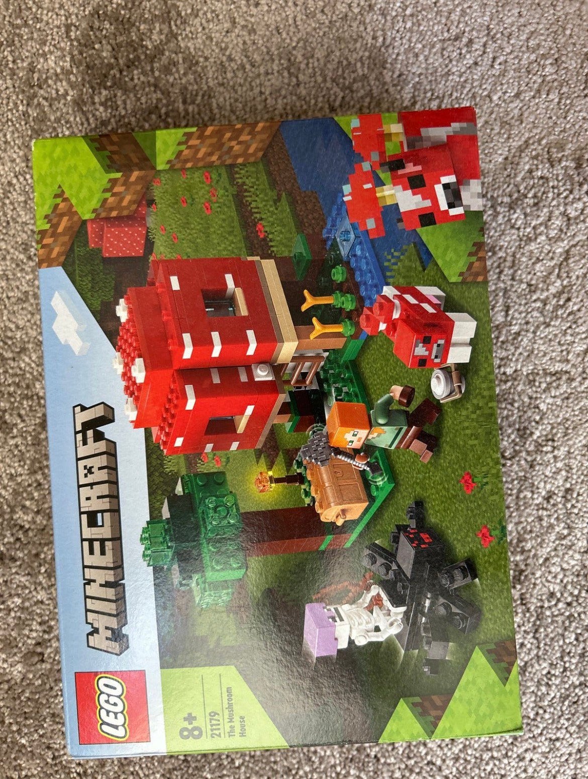 Lego Minecraft set 21179,, Ophalen of Verzenden, Zo goed als nieuw