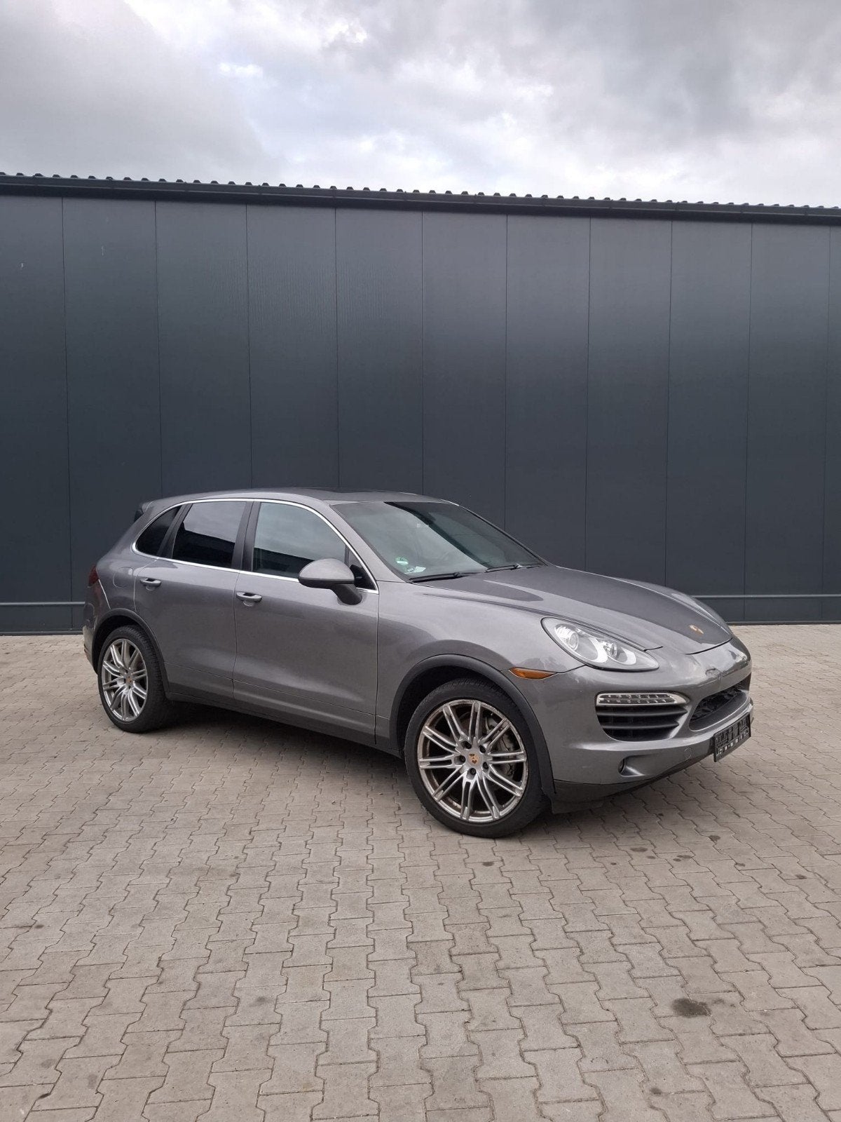 Porsche cayenne s hybride motorscahde, Auto diversen, Ophalen, Porsche, SUV of Terreinwagen, Zilver of Grijs