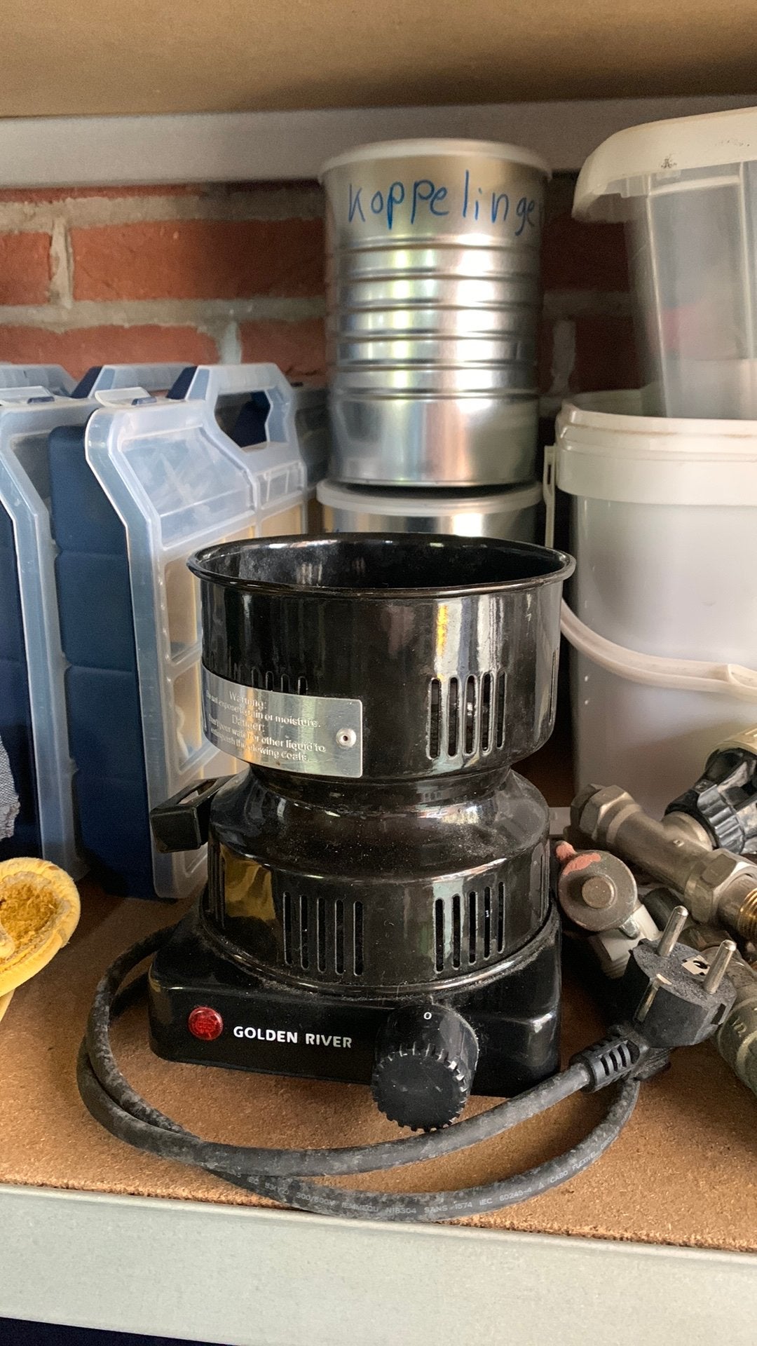 Elektrische kolenstarter, Ophalen of Verzenden, Gebruikt