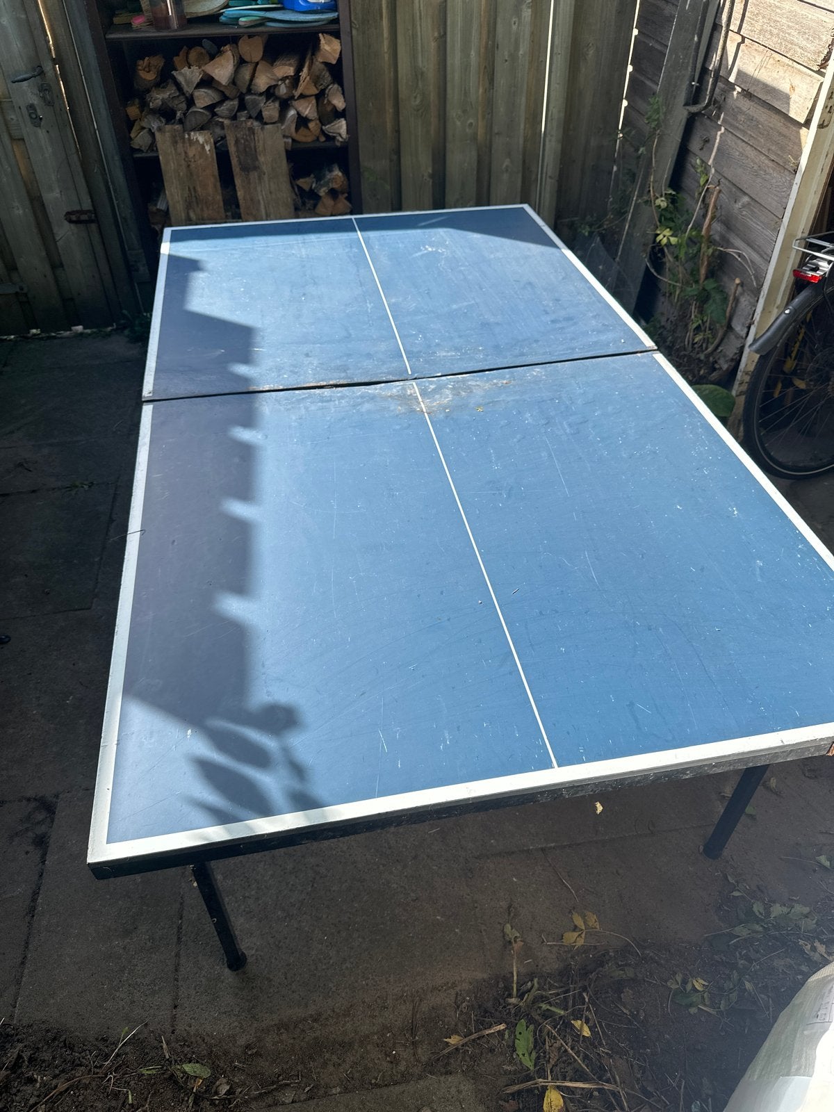 Buffalo Tafeltennistafel - Gebruikt, Inklapbaar, Ophalen, Gebruikt, Tafel Outdoor, Inklapbaar