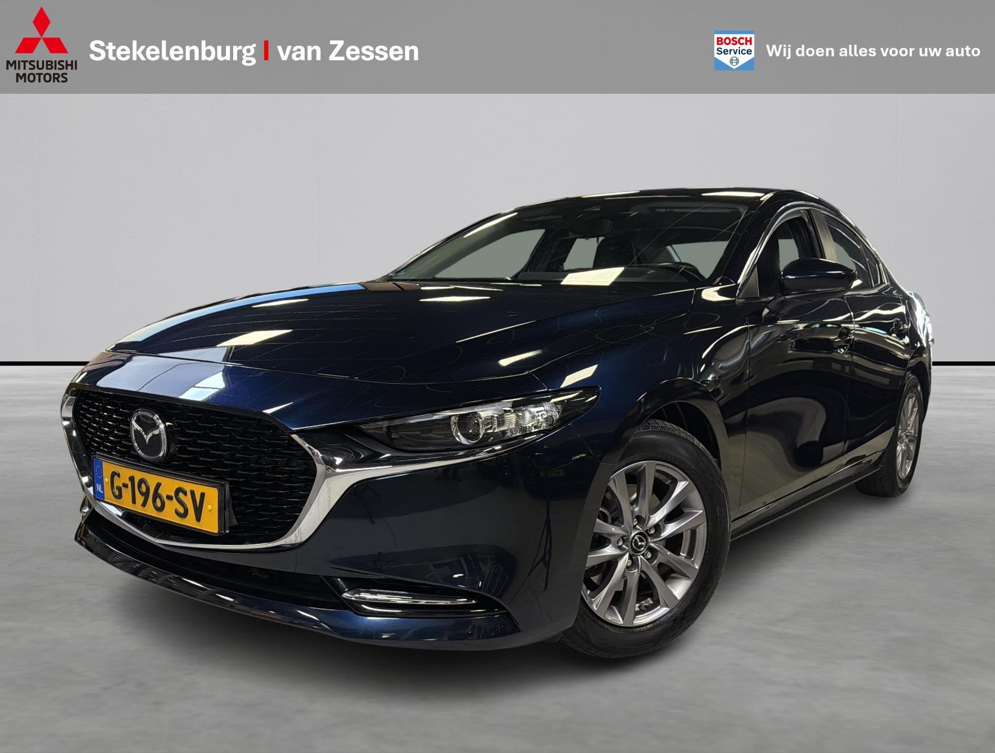 Mazda 3 2.0 e-SkyActiv-X M Hybrid 180, Auto's, Mazda, Voorwielaandrijving, 1998 cc, Stof, Gebruikt