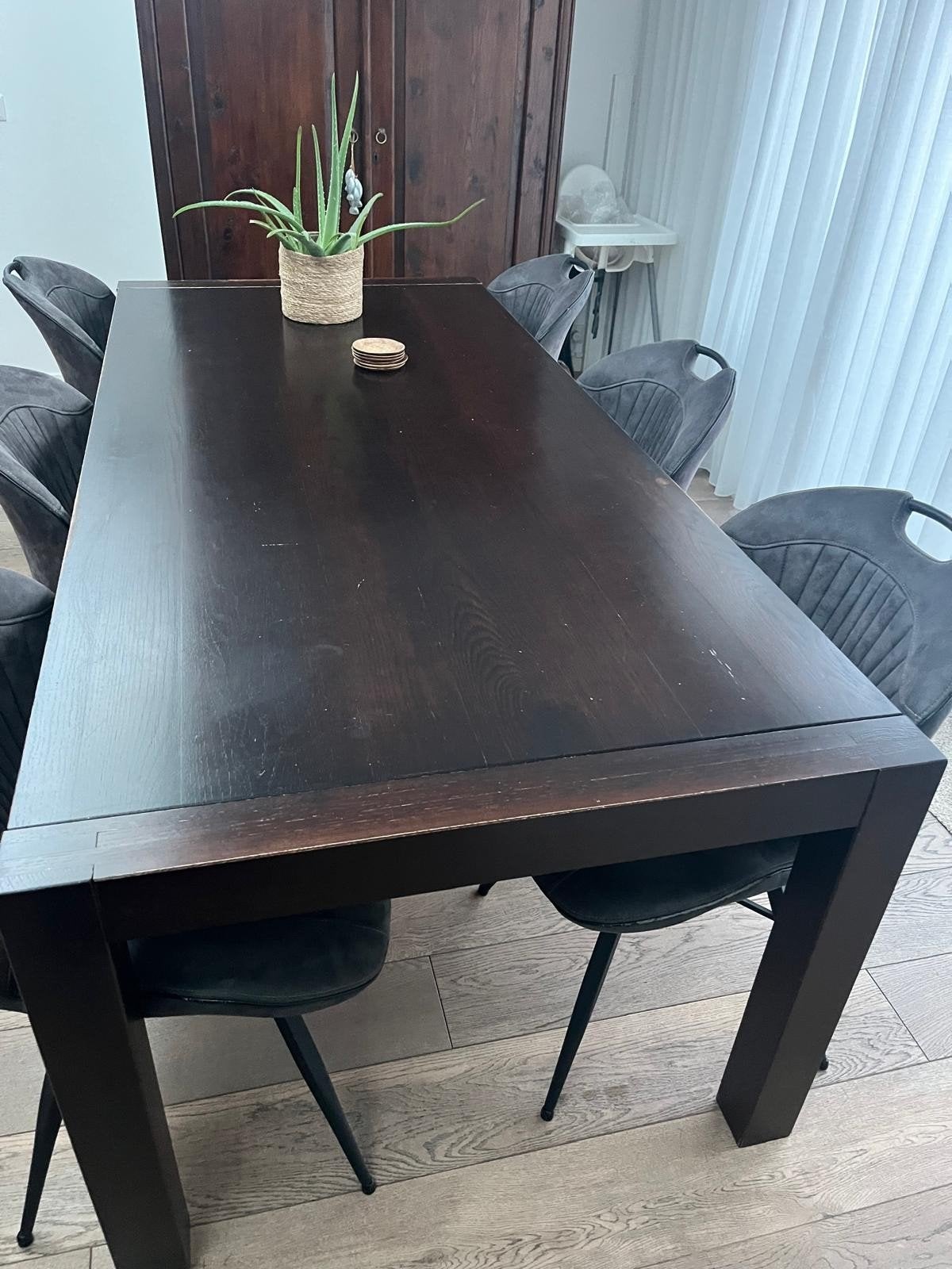 eettafel, Ophalen, Rechthoekig, 200 cm of meer, 50 tot 100 cm