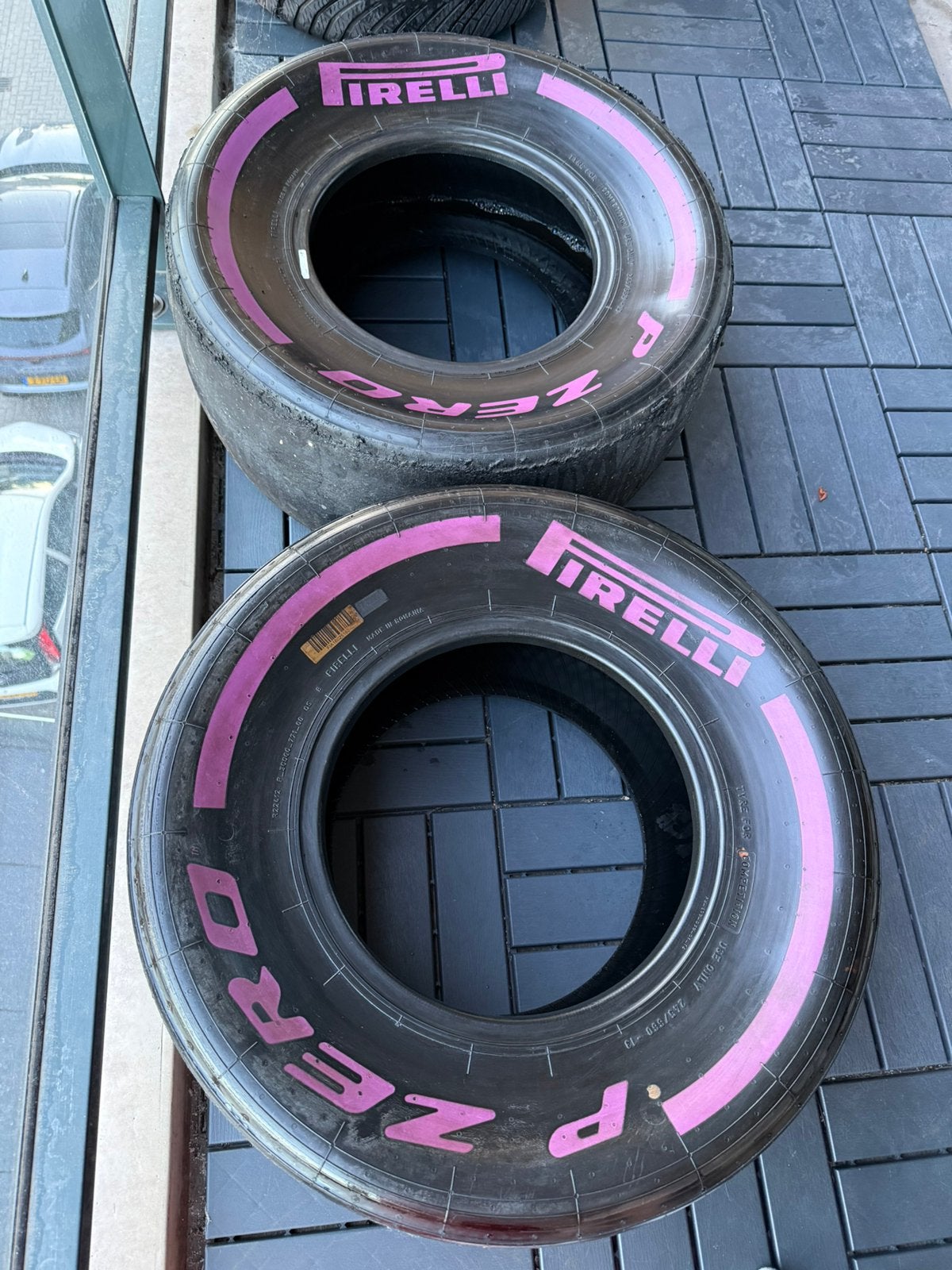 F1 Formule 1 Pirelli super soft band, Ophalen, Zo goed als nieuw, Formule 1