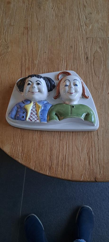 Vintage Max en Moritz wanddecoratie, genummerd, Antiek en Kunst, Ophalen of Verzenden