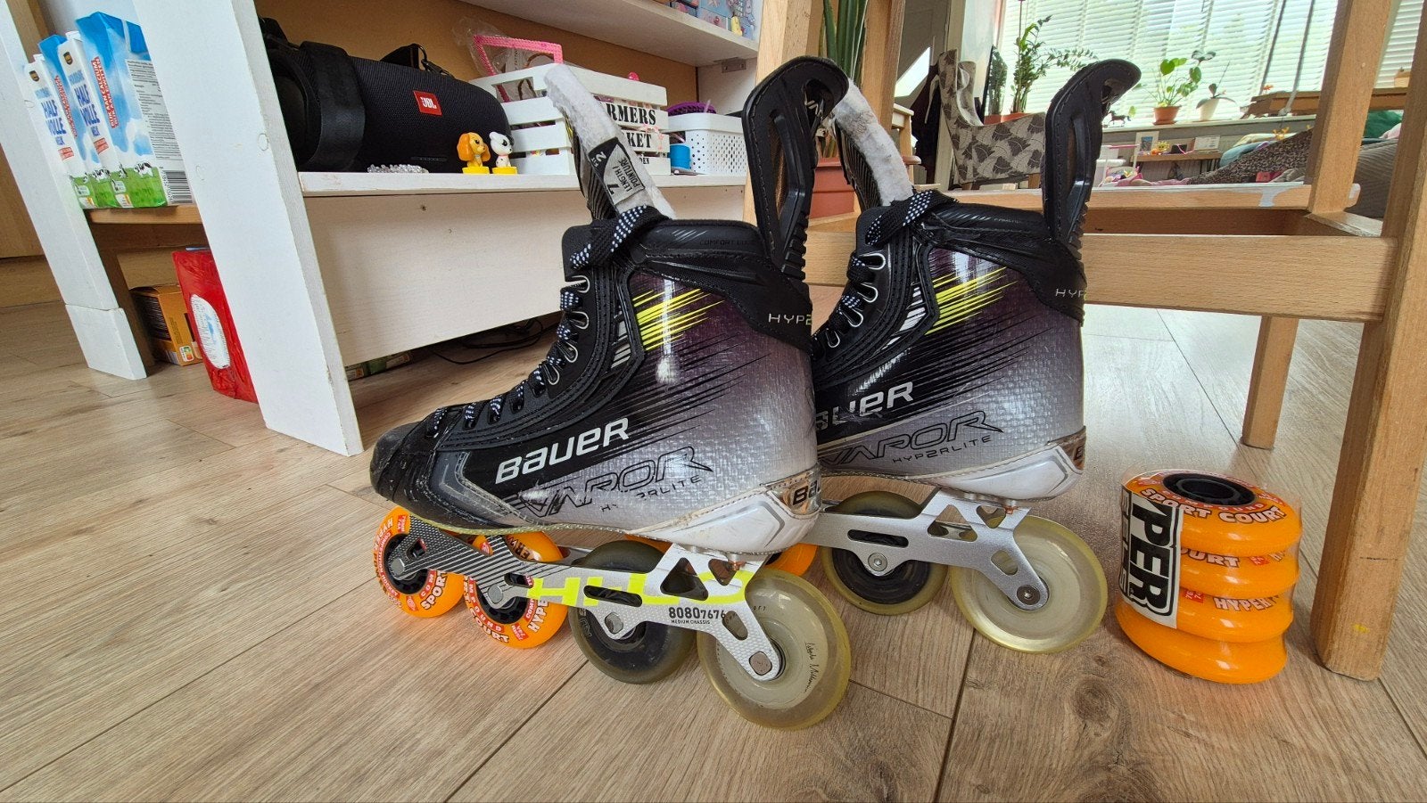 Bauer Vapor Hyperlite 2 Inline Skates - Maat 7 Fit 2 42, Ophalen of Verzenden, Zo goed als nieuw, Bauer