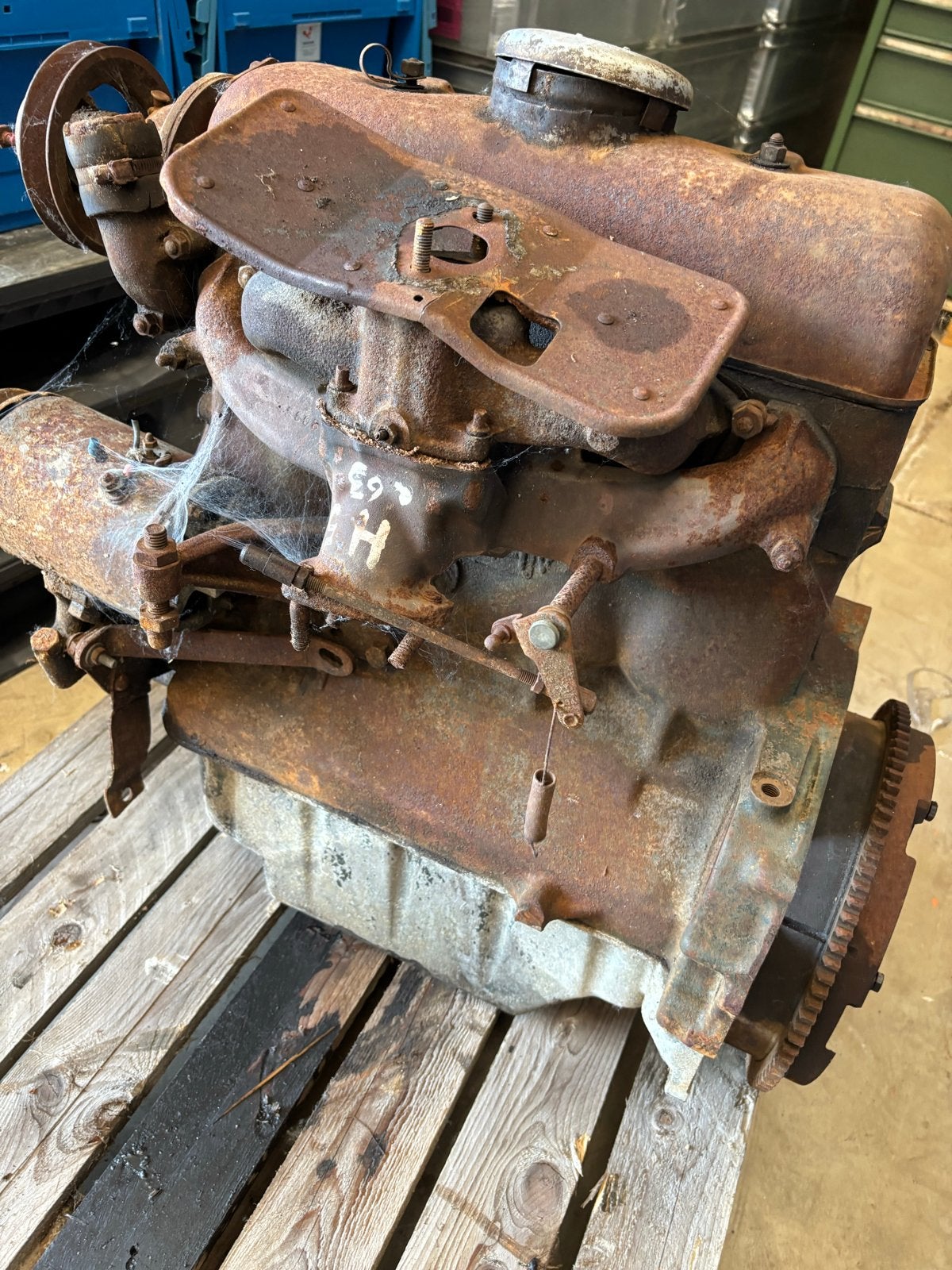 Motor en versnellingsbak Citroën Hy - Oldtimer onderdelen, Auto-onderdelen, Ophalen, Gebruikt, Citroën
