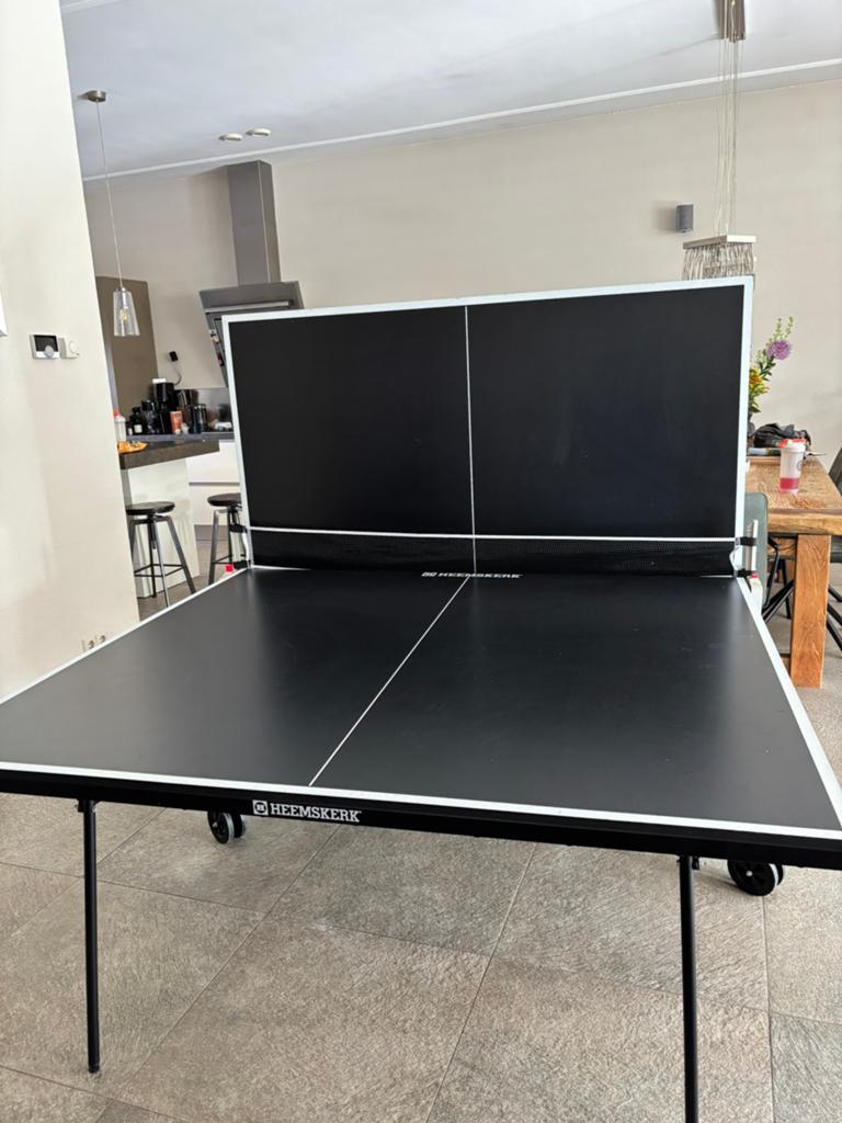 Tafeltennistafel Fabrikaat Heemskerk, Sport en Fitness, Tafeltennis, Ophalen, Zo goed als nieuw, Tafel Indoor