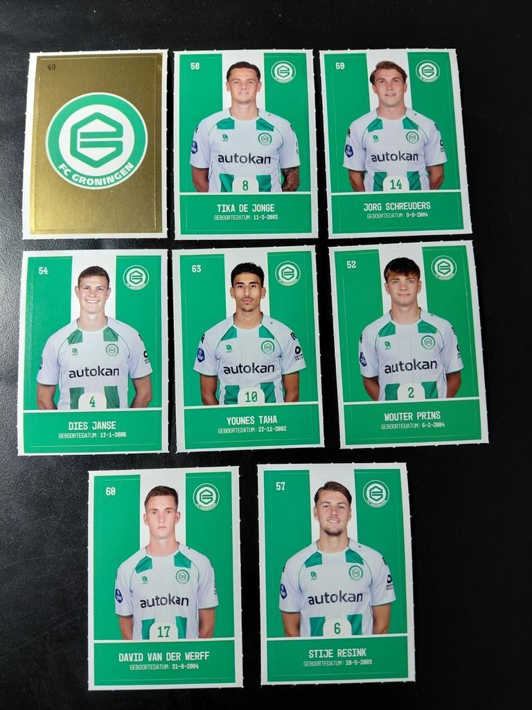 Fc groningen (stickers) met oa resink/taha, Ophalen of Verzenden, Nieuw, Poster, Plaatje of Sticker