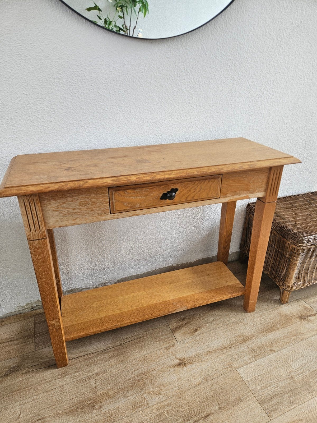 Bijzettafel vintage, Ophalen, 25 tot 50 cm, Rond, 50 tot 100 cm