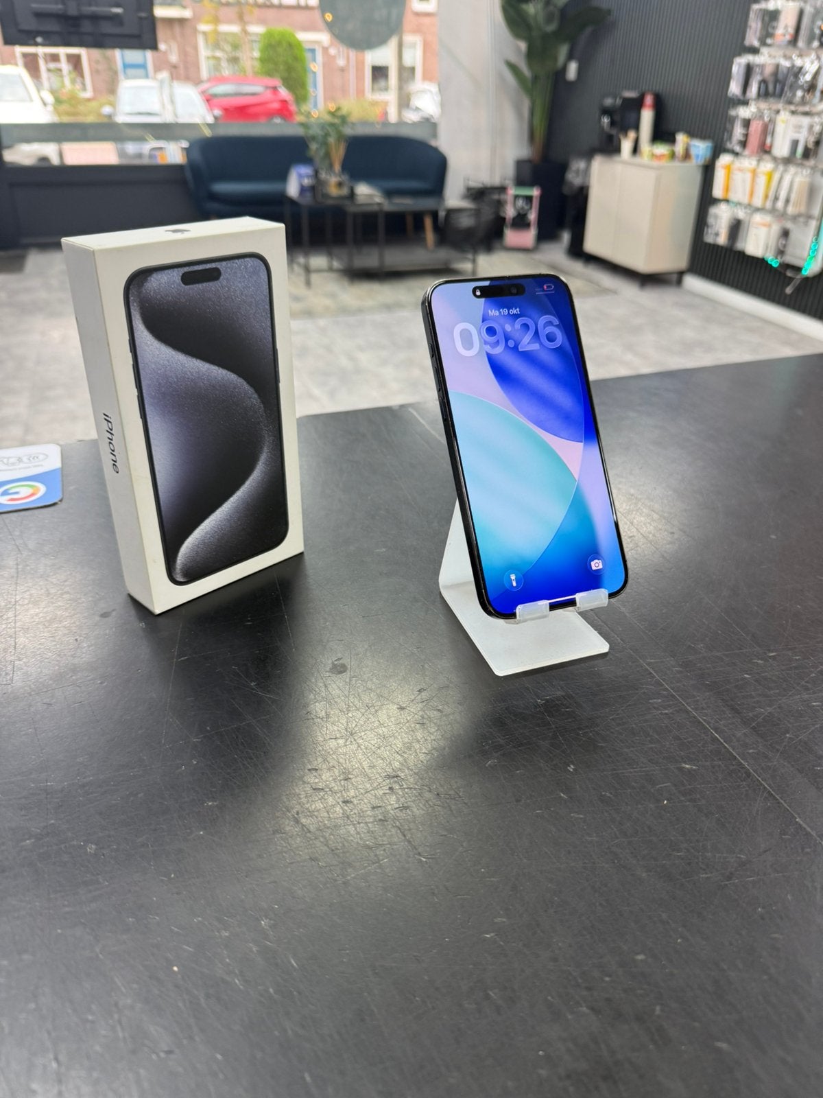 iPhone 15 Pro Max  256GB Donkerblauw – Accu 88%!, Ifixiteasy, Ophalen of Verzenden, Zo goed als nieuw, Info@ifixiteasy
