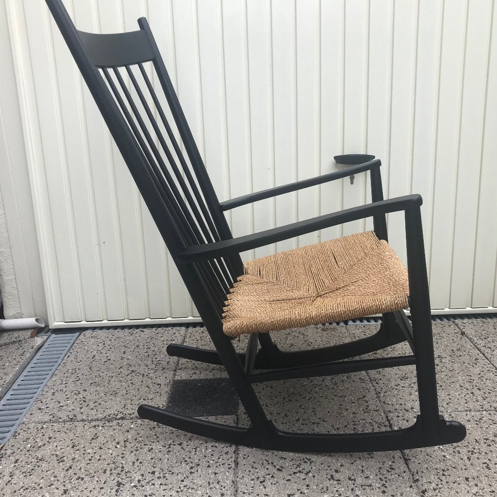 Schommelstoel 1962 stoel FDB Mobler J16 Hans Wegner  Deens, Ophalen, Gebruikt, Nvt, Eén