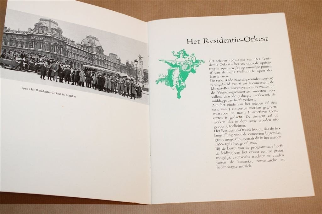 Residentie-Orkest 1961-1962 — Concertprogramma, Ophalen of Verzenden, Gelezen, Artiest