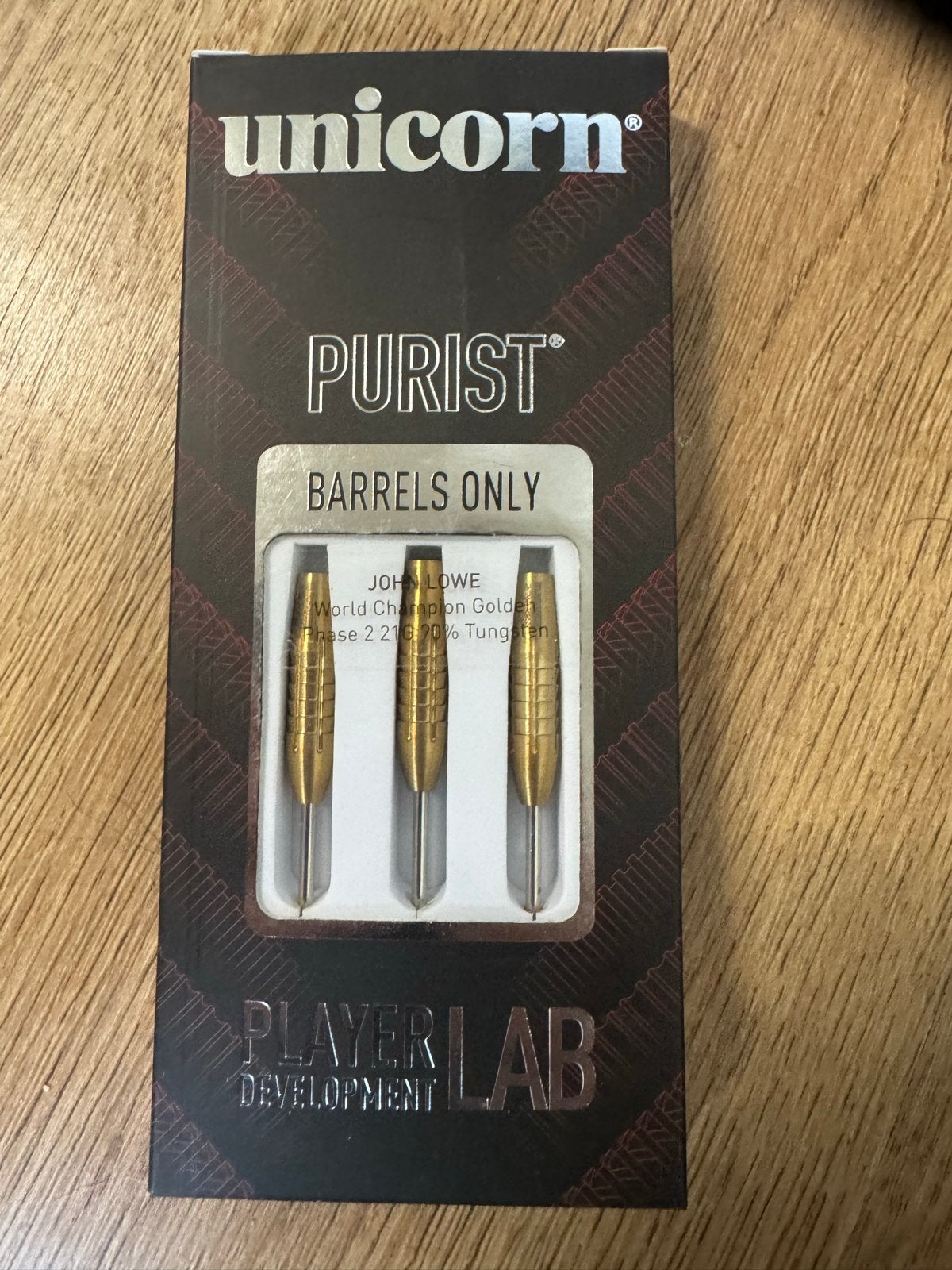 Nieuwe Unicorn Purist John Lowe Darts 21 gram (barrels), Sport en Fitness, Darts, Unicorn, ., Nieuw, Ophalen of Verzenden