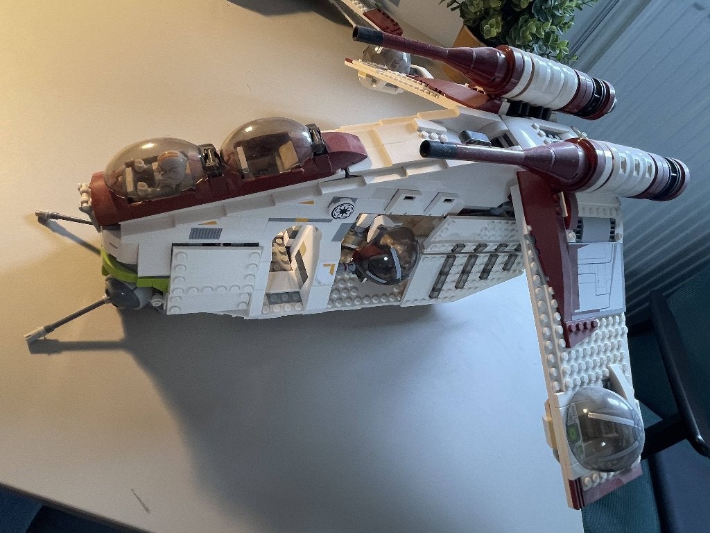 Lego Republic Gunship, Kinderen en Baby's, Speelgoed | Duplo en Lego, Star Wars, Ophalen of Verzenden, Zo goed als nieuw, Complete set