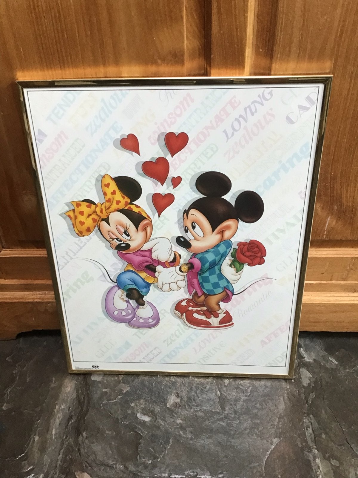 Mickey & Minnie Mouse Poster 40x50cm - OSP - NIEUWSTAAT, Minder dan 50 cm, Nieuw, Ophalen of Verzenden, Foto of Poster