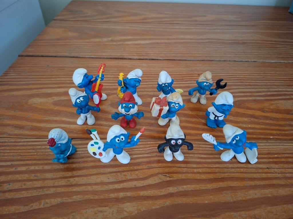 Smurfen poppetjes, Verzamelen, Ophalen of Verzenden, Gebruikt, Verschillende Smurfen, Poppetje, Figuurtje of Knuffel