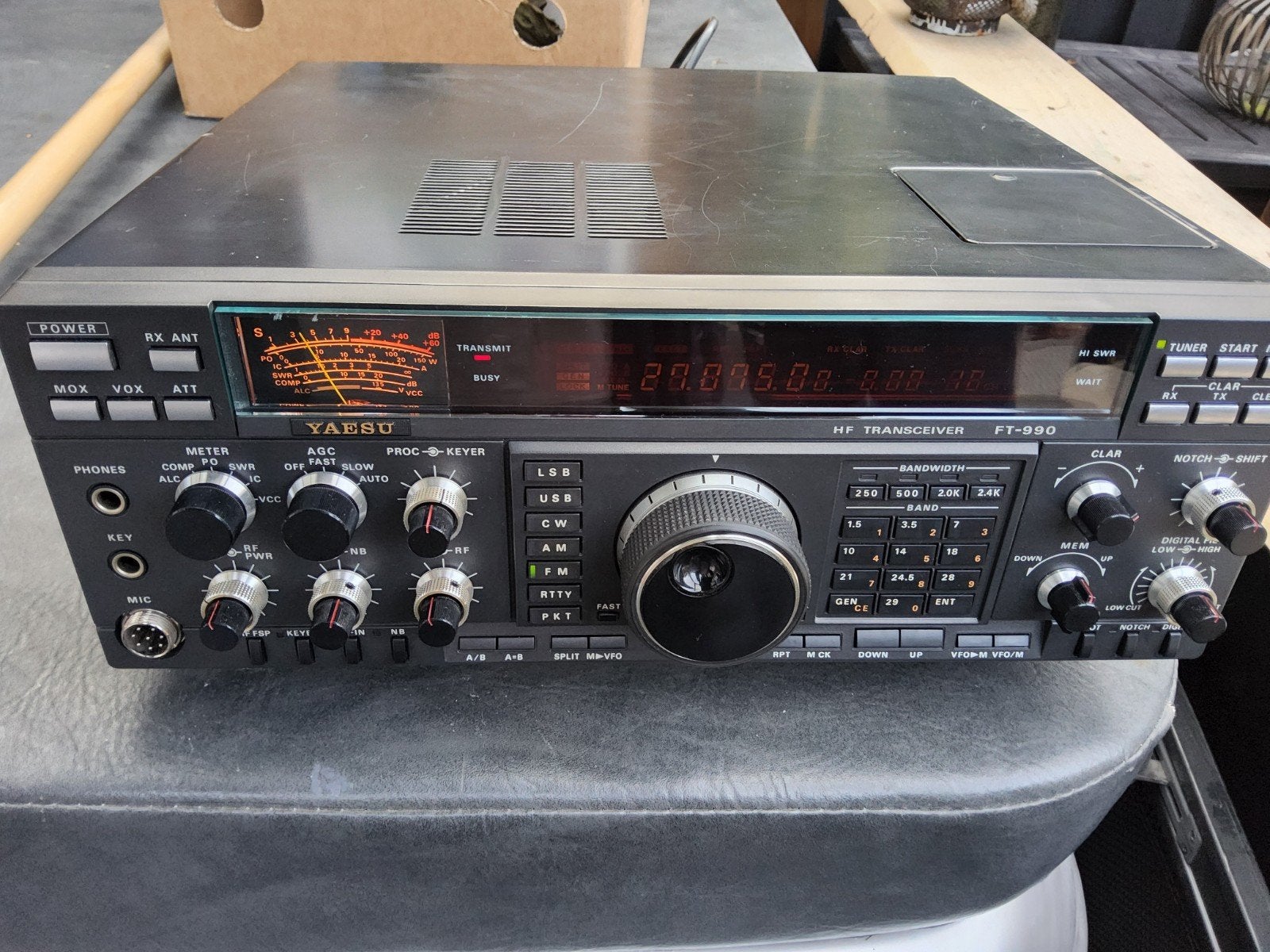 Yaesu FT-990 HF Transceiver - Zo goed als nieuw, Ophalen, Zo goed als nieuw, Zender en Ontvanger