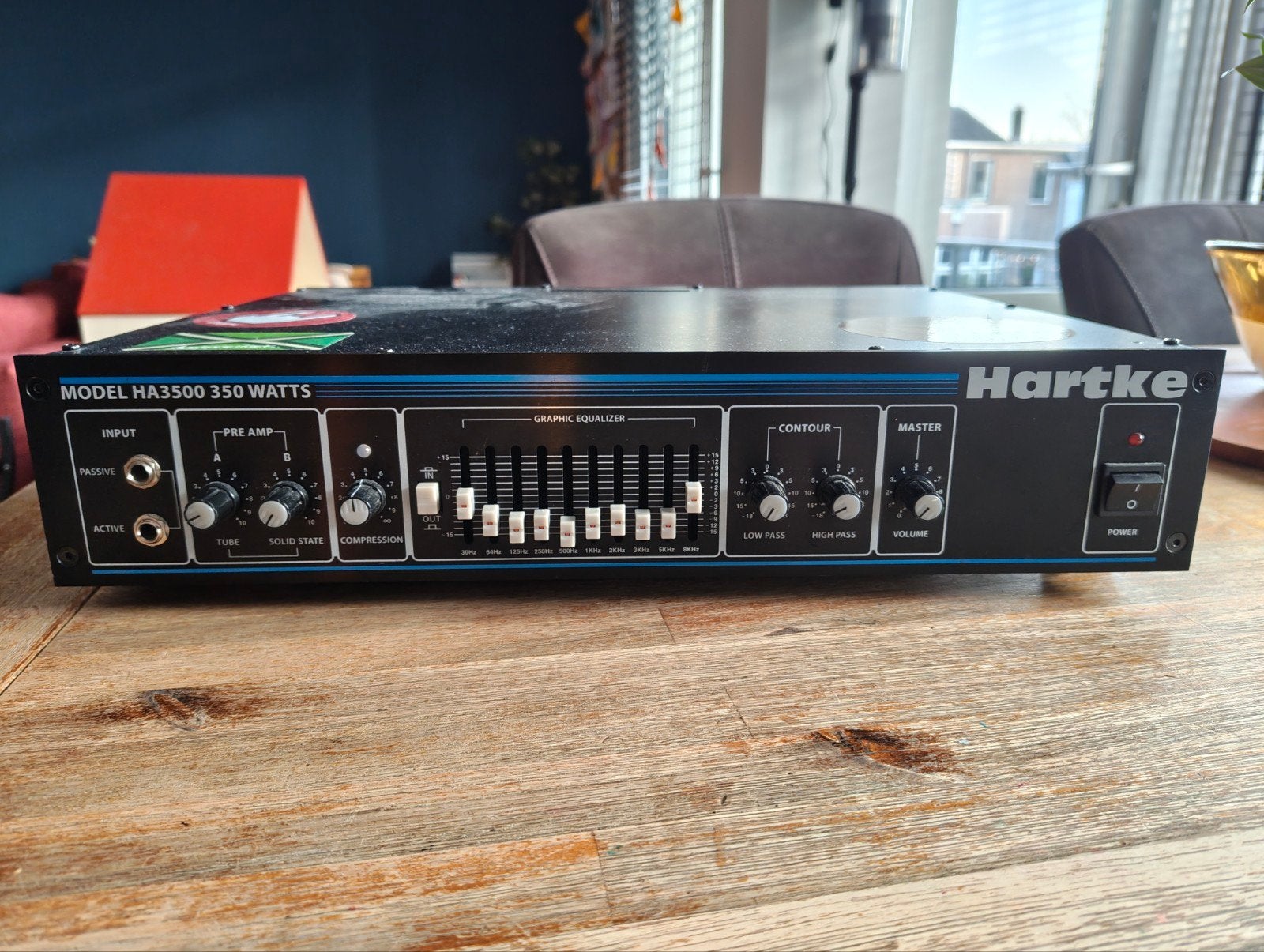 Hartke ha3500 basversterker, Muziek en Instrumenten, Ophalen, Gebruikt, Basgitaar, 100 watt of meer