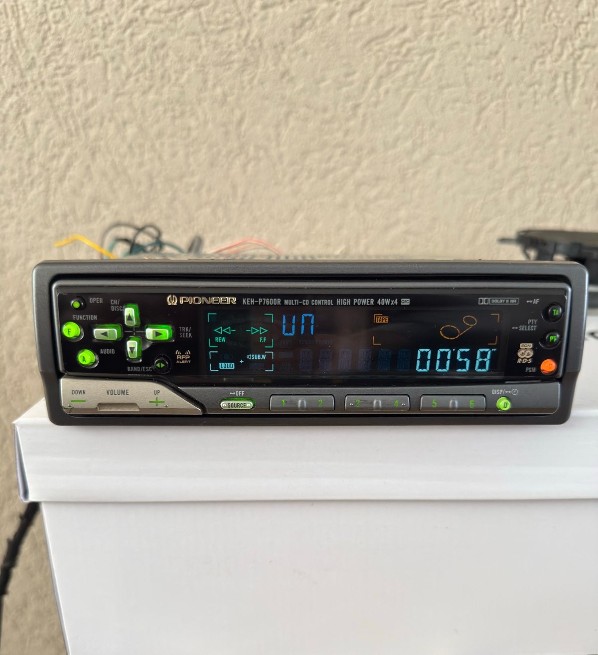 Pioneer KEH-P7600R Multi-CD Control Autoradio met Bluetooth, Ophalen of Verzenden, Zo goed als nieuw