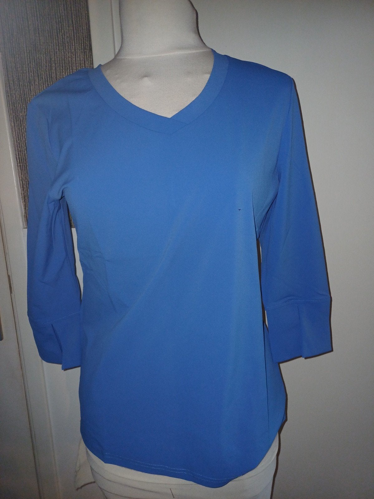 Travel Top V-hals 3kwart mouw - Light Jeans, Kleding | Dames, Mp, Blauw, Nieuw, Ophalen of Verzenden