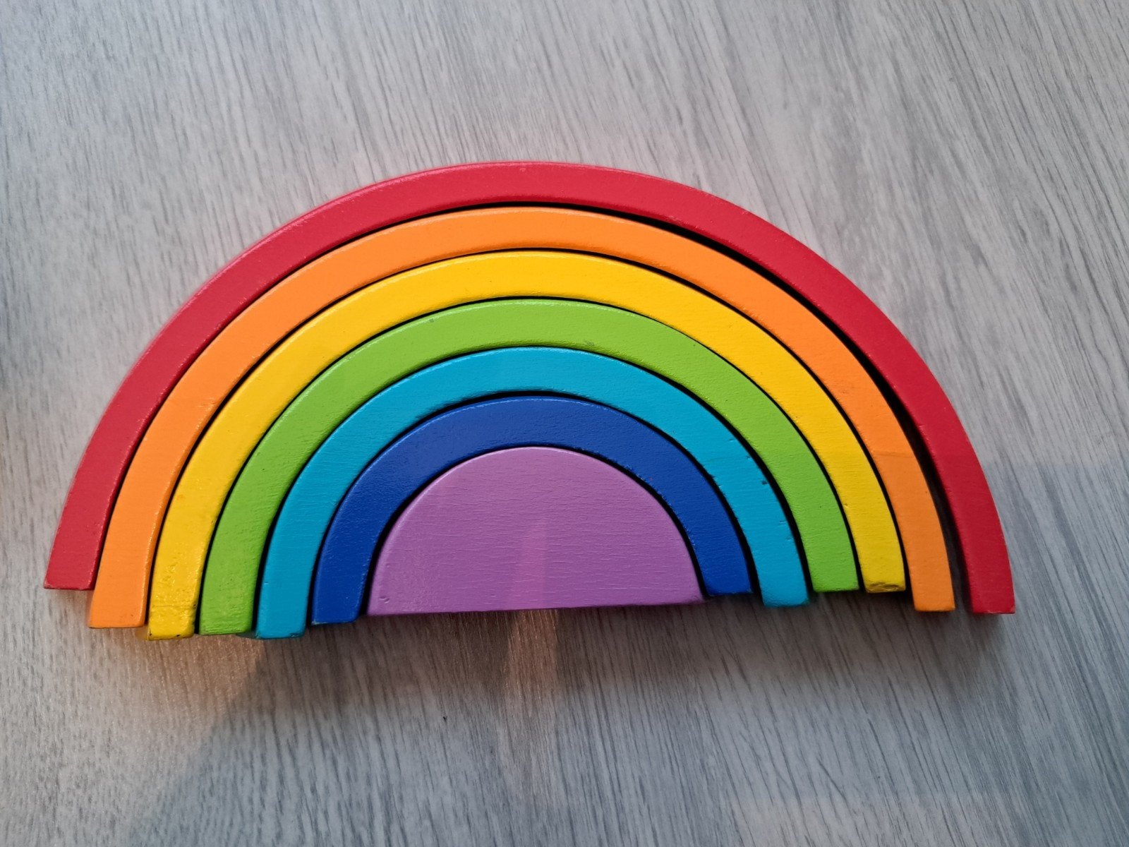 kleine houten regenboog, Ophalen of Verzenden, Zo goed als nieuw, Overige typen