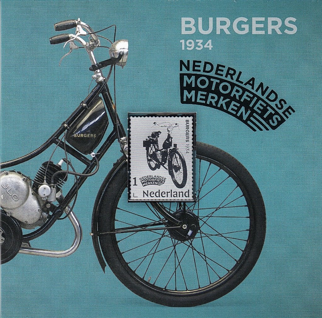 Nederland- 2025- Zilveren Zegel- Burgers 1934 Motorfiets, Ophalen of Verzenden, Na 1940, Postfris