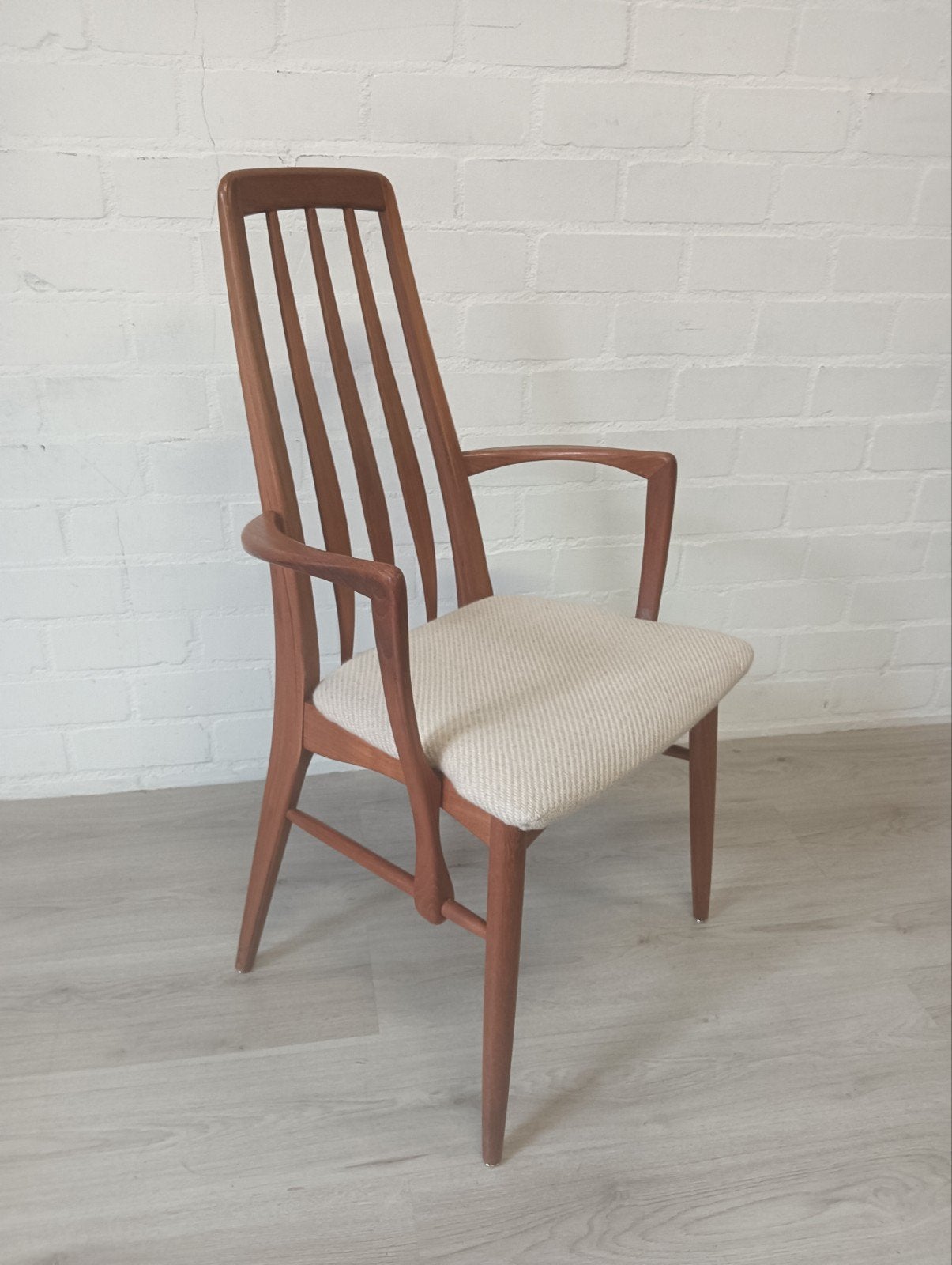 Koefoeds Hornslet  Deense Teak Eetkamerstoel, Ophalen