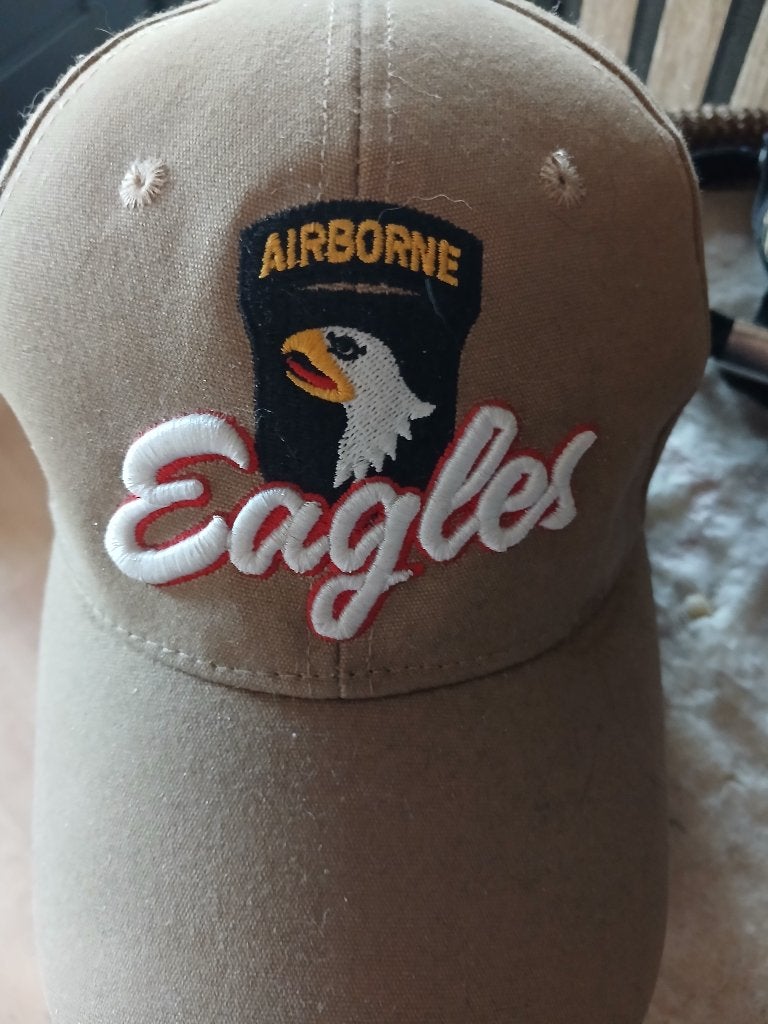 AIRBORNE - EAGLES  - WW2 - BASEBALL CAP !!!!!!!!!!!!!, Ophalen of Verzenden, Zo goed als nieuw, One size fits all, Pet