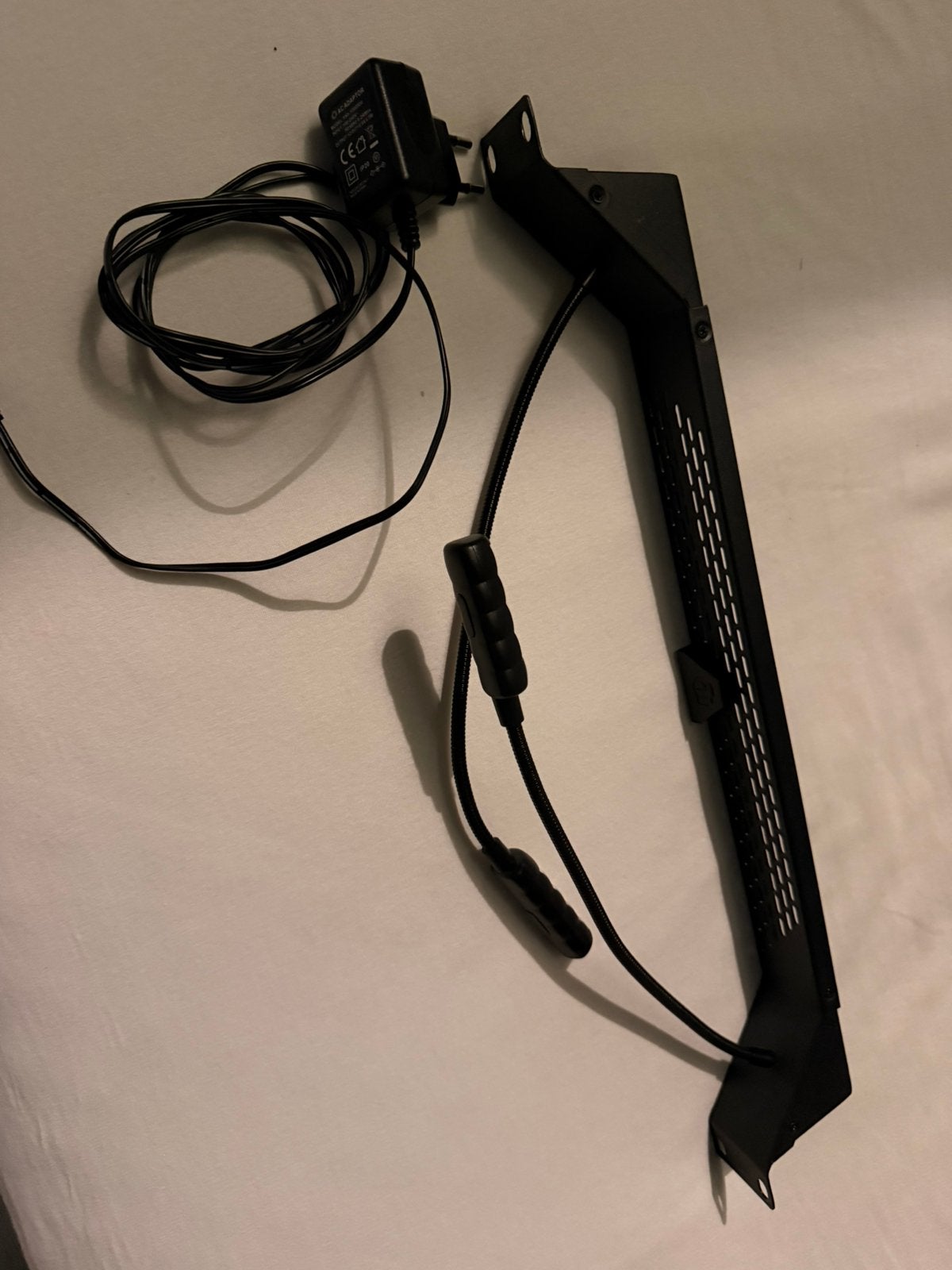 Adam Hall 87463 Ultra 19 inch Dubbele zwanenhals racklight, Ophalen of Verzenden, Zo goed als nieuw, Licht