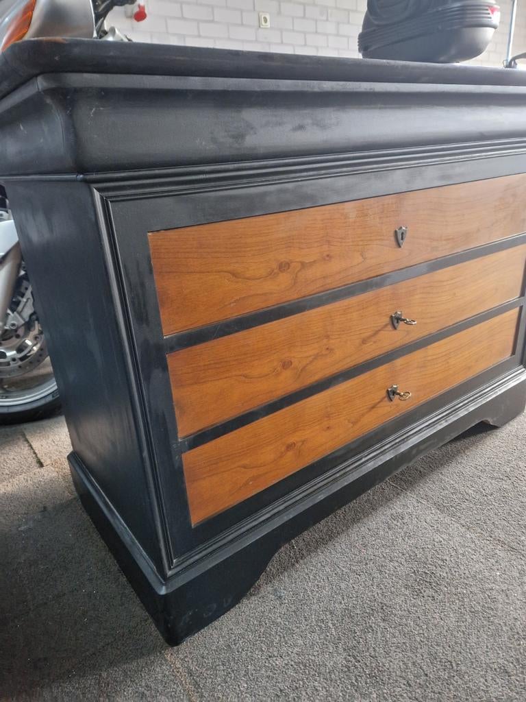 Mooie ladekast dressoir met  extra geheime opberglade, Ophalen, 25 tot 50 cm, Minder dan 100 cm