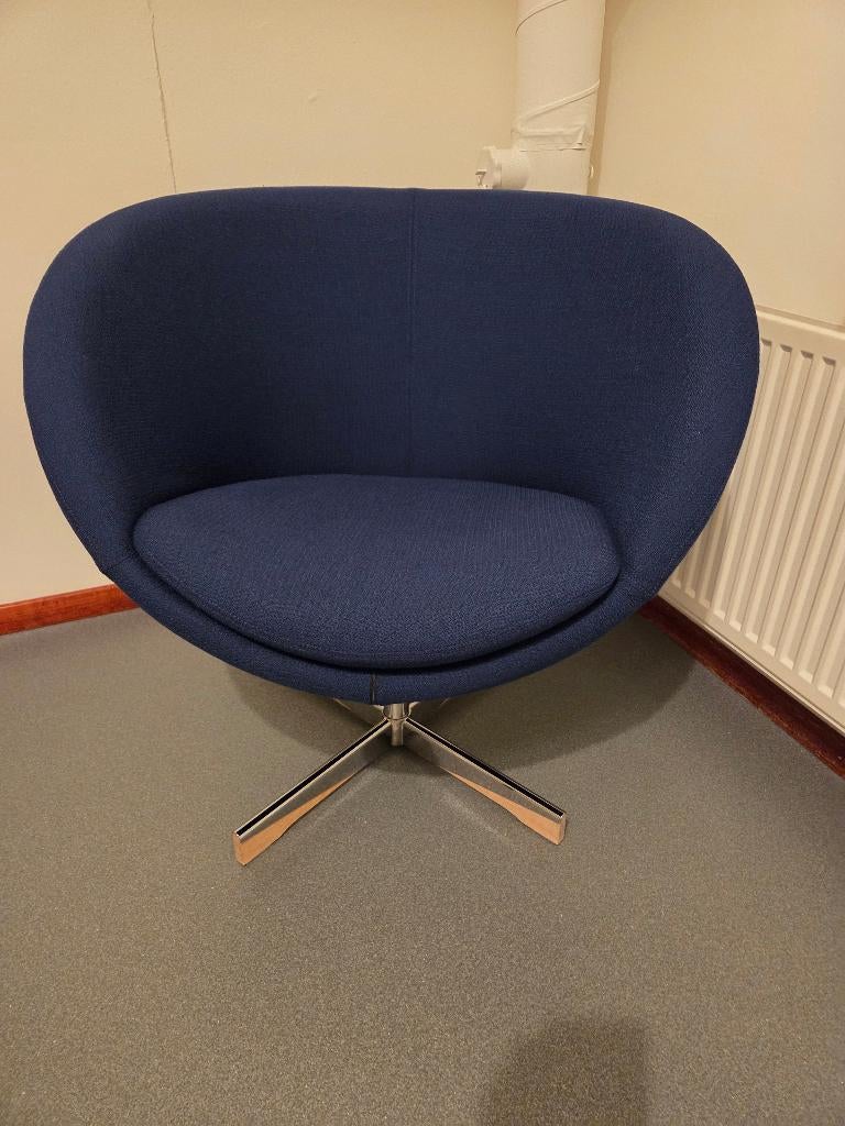 Stokke Varier planet stoel blauw, Huis en Inrichting, Fauteuils, Ophalen, Minder dan 50 cm, 75 tot 100 cm, Zo goed als nieuw