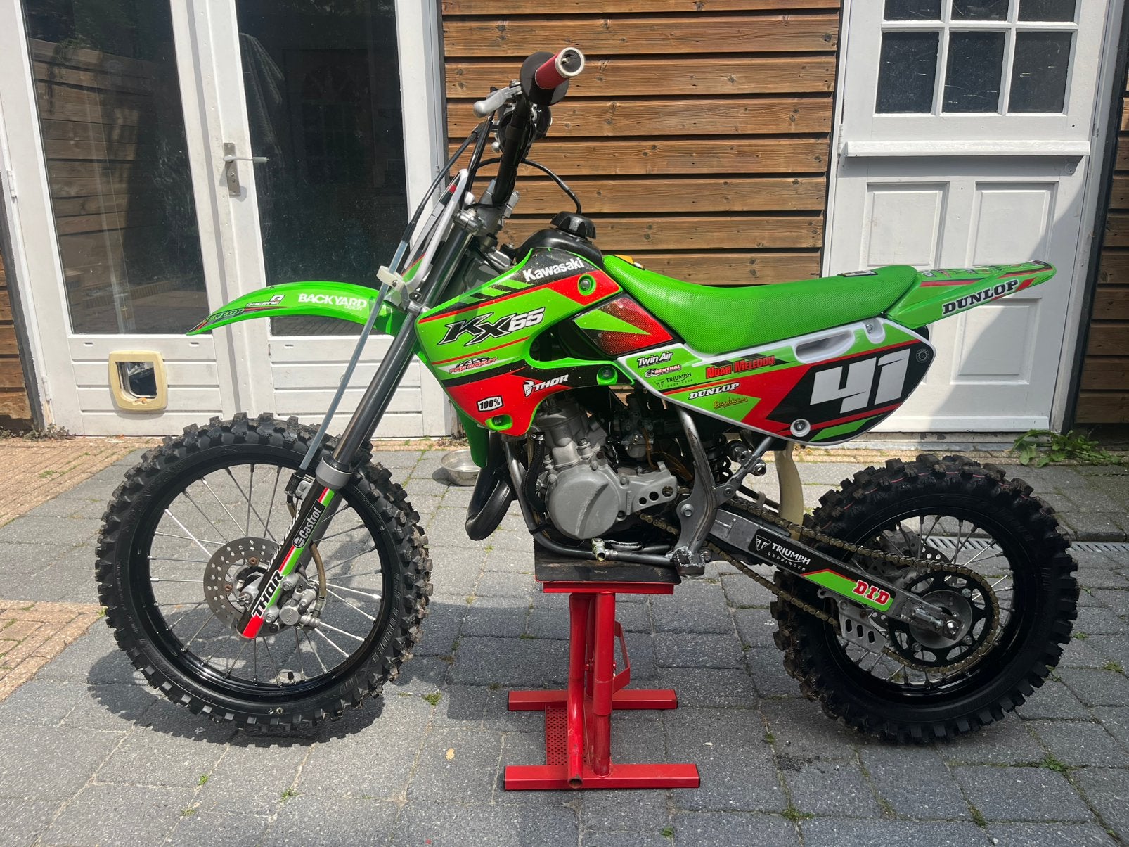 Kawasaki KX 65 2010 - Gereviseerd, Grote Wielen, Hoog Stuur, Particulier, Gebruikt, Crossmotor