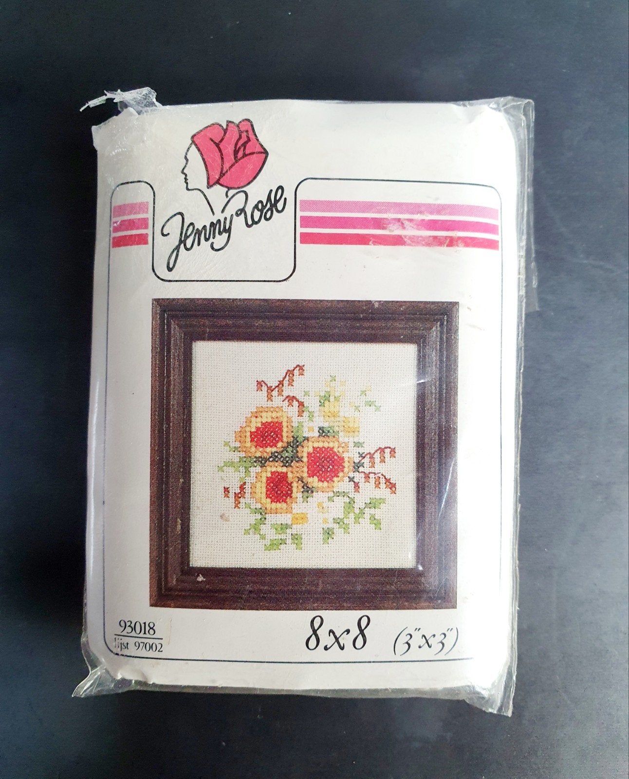 nieuw! vintage zeldzaam Jenny Rose Lanarte borduurpakketje, Verzenden, Nieuw, Handborduren, Borduurpakket