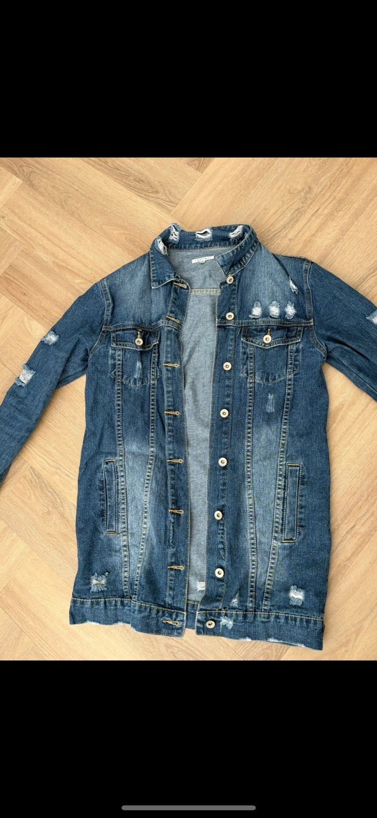 Spijkerjas, Verzenden, Zo goed als nieuw, Maat 38/40 (M), Blauw