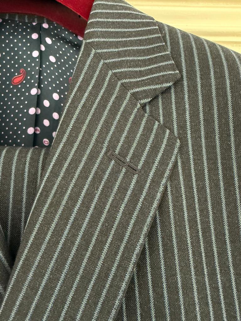 Kostuum ETRO MILANO per Oger Amsterdam. Geweldig. 52lang, Kleding | Heren, Verzenden, Zo goed als nieuw, Maat 52/54 (L), Blauw