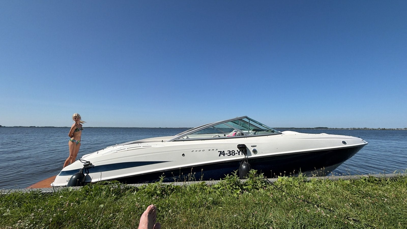 Maxum 2400 sr3 uit 2004, Watersport en Boten, Speedboten, Ophalen, Overige merken, Binnenboordmotor, Tot 1.00 meter