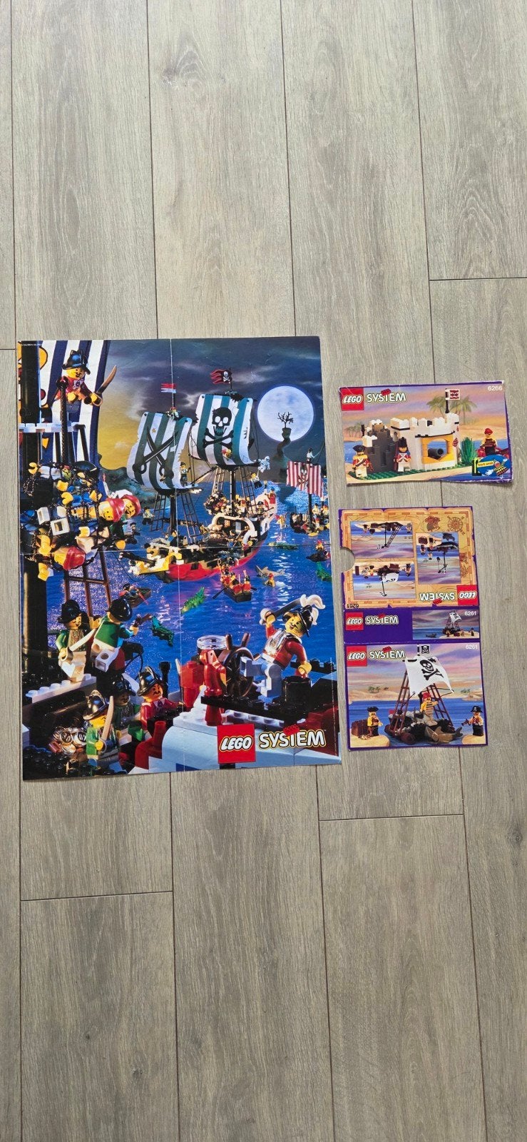 Lego Pirates posters en doosdelen, Kinderen en Baby's, Ophalen of Verzenden, Gebruikt, Overige typen, Pirates