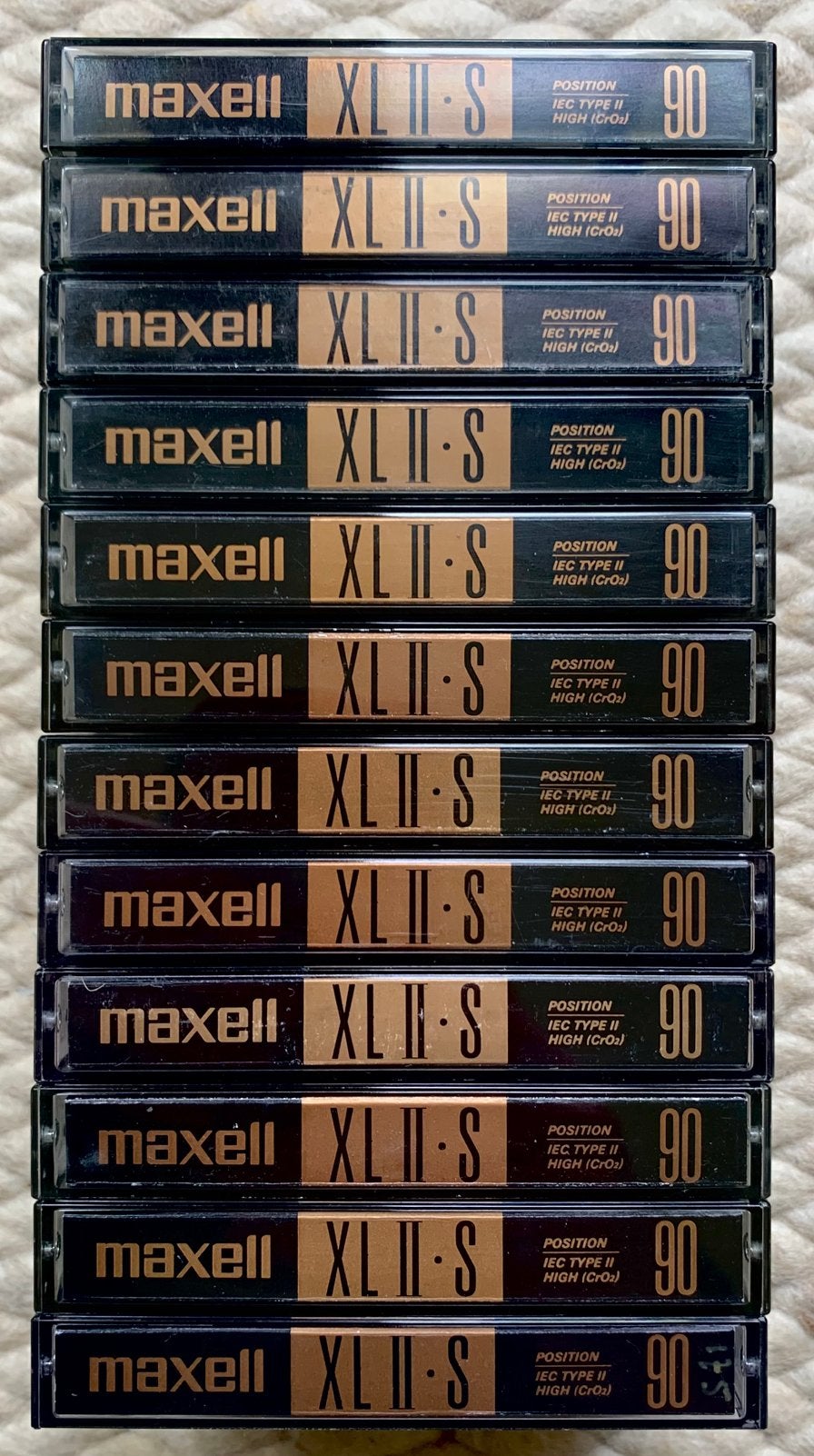 IZGST 14 Maxell XLII-S90 cassettebandjes XLII-S 90 XLIIS C90, Gebruikt, 2 t/m 25 bandjes, Ophalen of Verzenden, Voorbespeeld