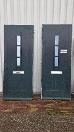 2 x Voordeur deur ( 269 ), Ophalen, 120 cm of meer, Nb, Nb