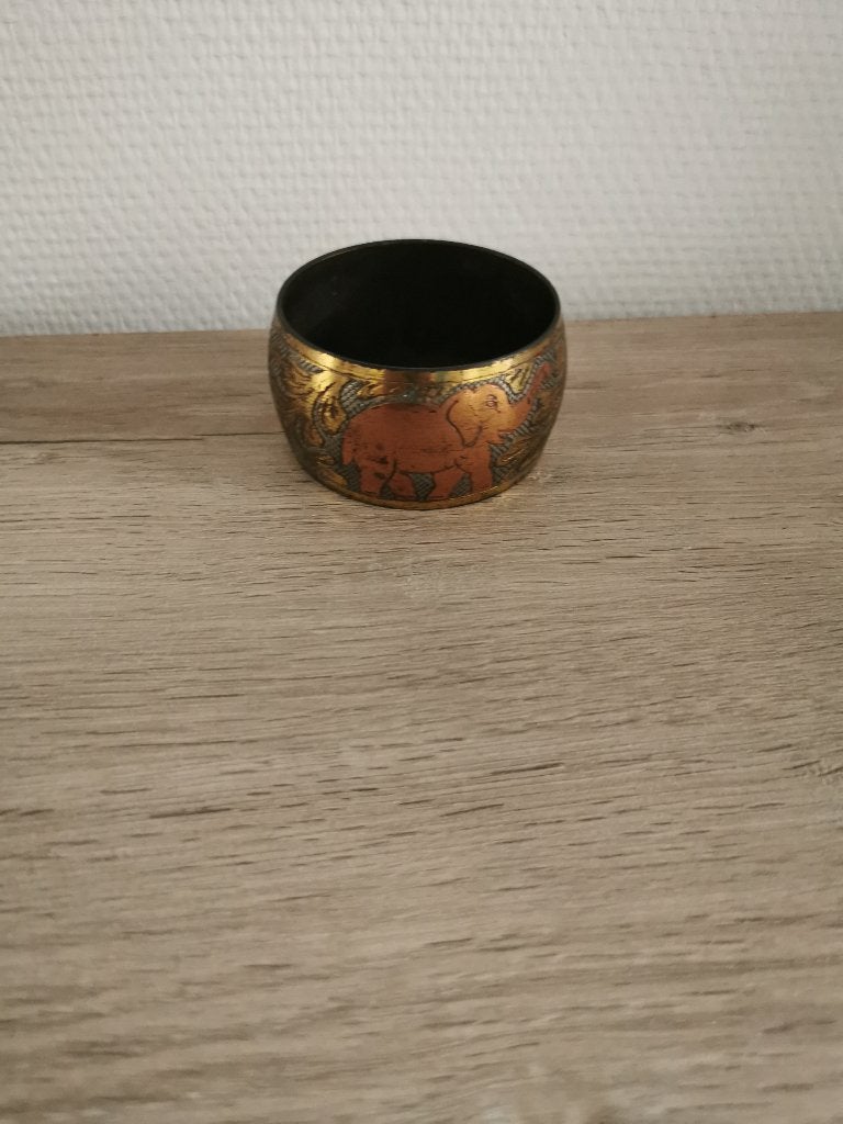 Armband messing, Ophalen of Verzenden, Gebruikt, Overige kleuren, Overige materialen